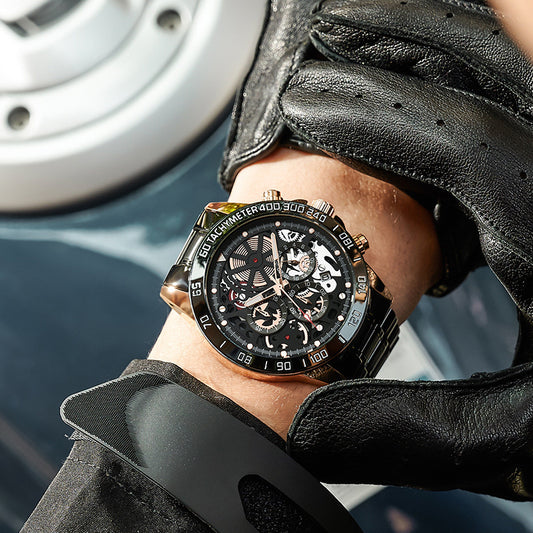 Fashion Trend Hollow Live Explosion Quartz Men's Watch